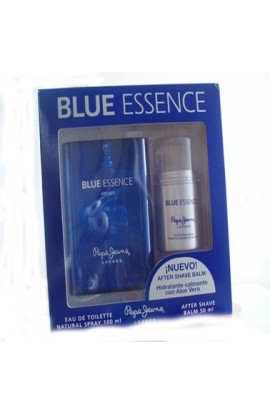 BLUE ESSENCE PEPE JEANS SET EDT 100 ml. + AFTER SHAVE BALSAMO 150 ml.
