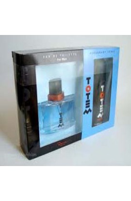 TOTEM SET (LATA)EDT 100 ML. + AFTHER  SHAVE 100 ML.